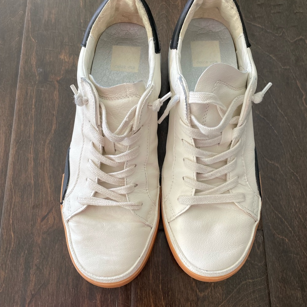 Dolce Vita Zina sneakers white and black leather